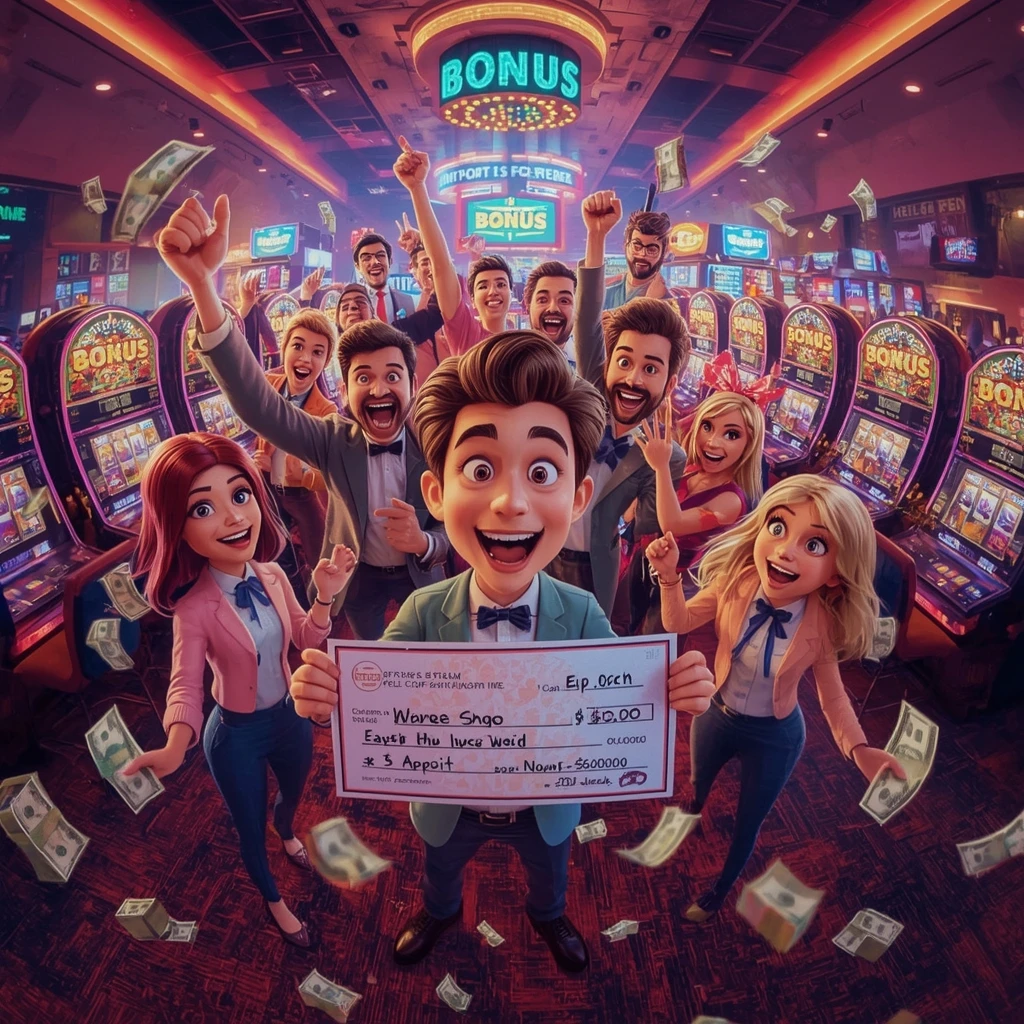 bonus in man's hands at BETMASTER CASINO