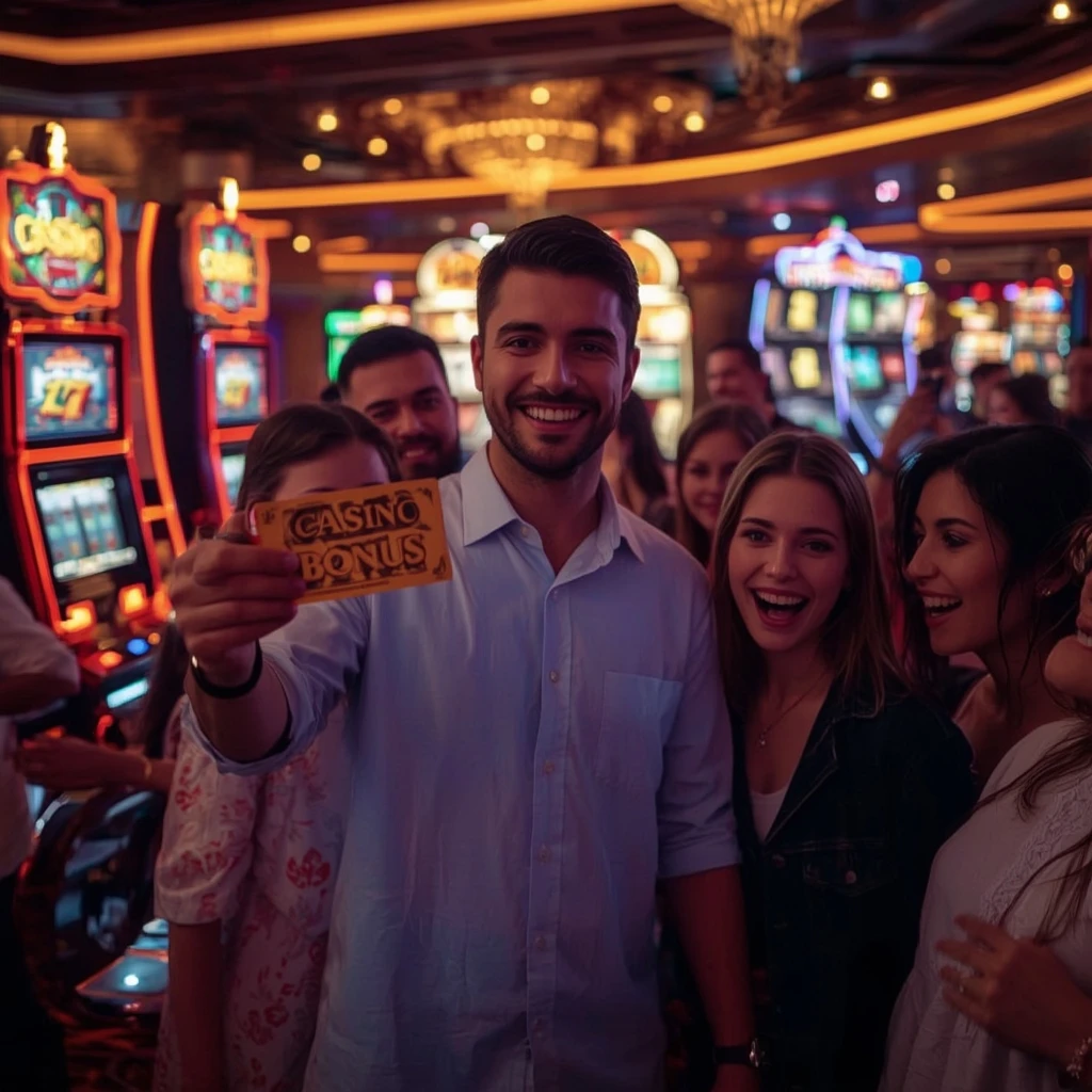 a person with a casino bonus BETMASTER CASINO