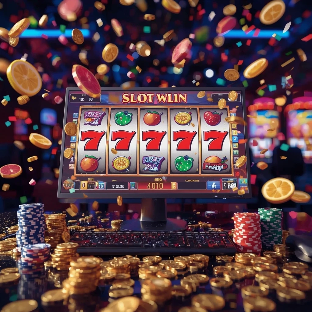 slot machines on the monitor BETMASTER CASINO